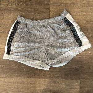 PINK Victoria's Secret Gray and Black Athletic Shorts